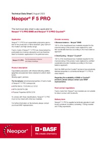 PDF thumbnail for BASF Neopor F5 PRO STD and BMB NA
